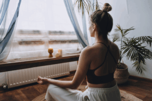 woman meditation
